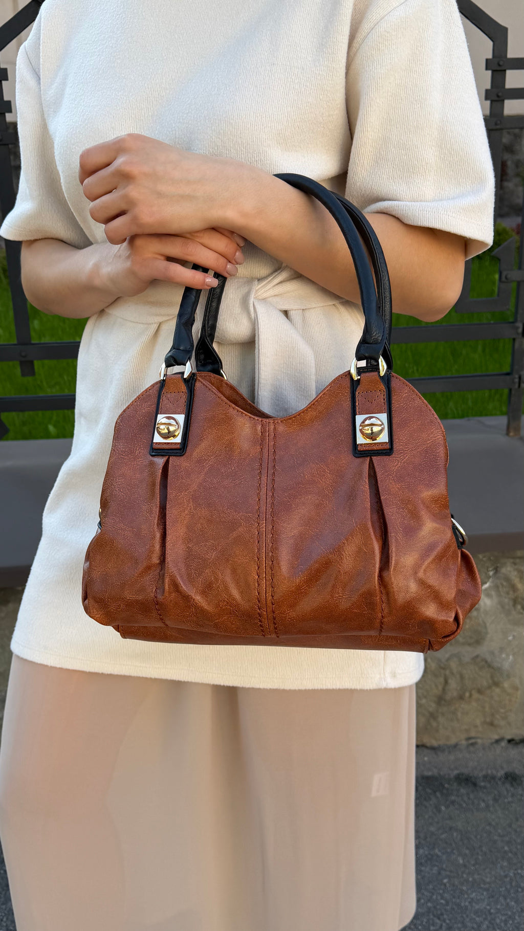 Сумка крос-боді Velmora Set 4 in 1 — помаранчевий, фото 1
