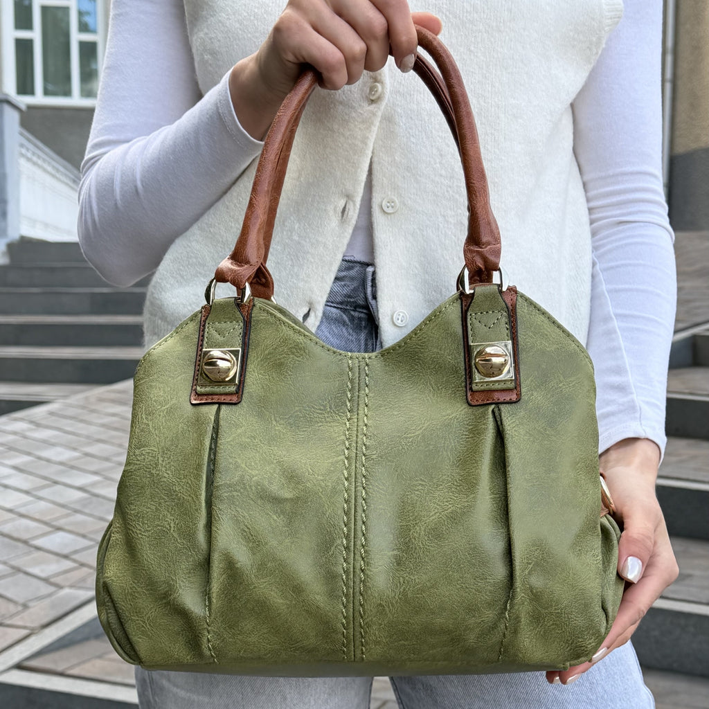 Сумка крос-боді Velmora Set 4 in 1 — зелений, фото 7
