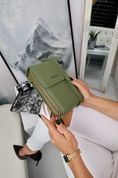 Сумка-гаманець жіноча, Esmerra Оливкова 110036-olive фото 4