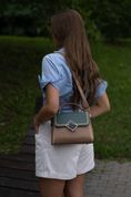 Крос-боді сумка жіноча, Tarelle зелено-оранжева 110092 фото 1