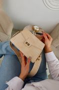 Крос-боді сумка жіноча, Luxon Бежева 110070-beige фото 5