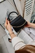Сумочка жіноча крос-боді в оригінальному дизайні, Montise, Чорна 110071-black фото 19