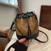 Сумка женская кросс-боди, Zelle, коричнево-черная 110115 фото 5