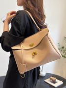 Женская сумка с изысканным дизайном, Felisia, бежевая 110191-beige фото 2