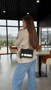 Сумка жіноча крос-боді, Sahara Luxe, Чорна 110004 фото 5