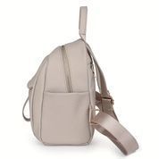 Женский кожаный рюкзак из мягкой кожи, Fencill, бежевый 110175-beige фото 4
