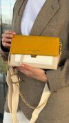 Сумка жіноча крос-боді, Sahara Luxe, Жовта 110004-yellow фото 4