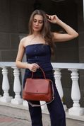 Сумка шопер жіноча, Olivara Руда 110027-ginger фото 6