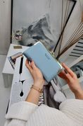 Стильна та якісна сумка-гаманець жіноча, Velorna, Блакитна 110048-blue фото 2