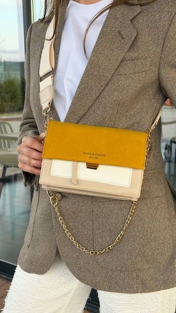 Сумка жіноча крос-боді, Sahara Luxe, Жовта 110004-yellow фото