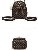 Жіночий компактний рюкзак, Farelly, коричневий 110167-brown фото 3