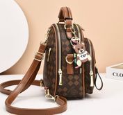 Стильный женский рюкзак, Selvery, коричневый 110200-brown фото 4