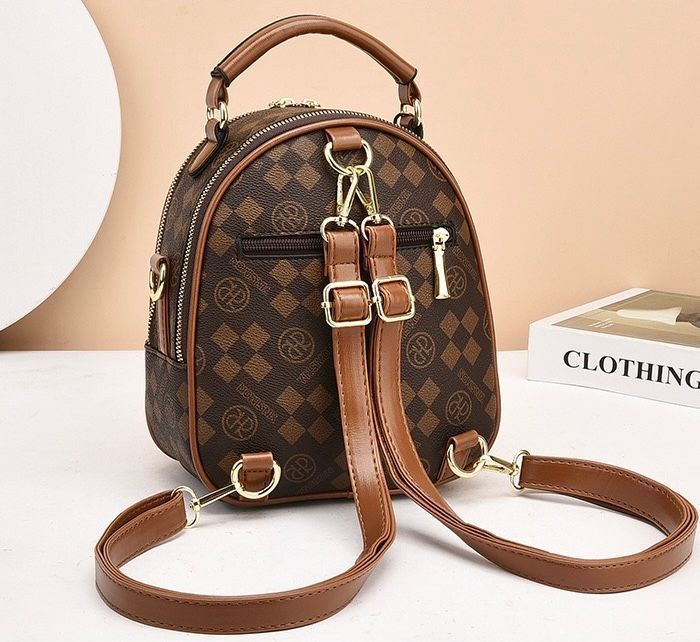 Стильный женский рюкзак, Selvery, коричневый 110200-brown фото
