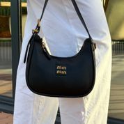 Жіноча класична модель сумочка багет, Polerios, чорна 110206-black фото 12
