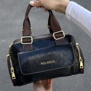 Женская объемная компактная сумка, черная, Faling 110209-black фото 2