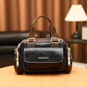 Женская объемная компактная сумка, черная, Faling 110209-black фото 10