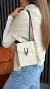 Кросс-боди сумка женская, Tavon Белая 110077-white фото 2