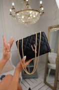 Удобная женская кросс-боди сумочка с тремя отделениями, Miralyn Grace, Черная 110030 фото 9