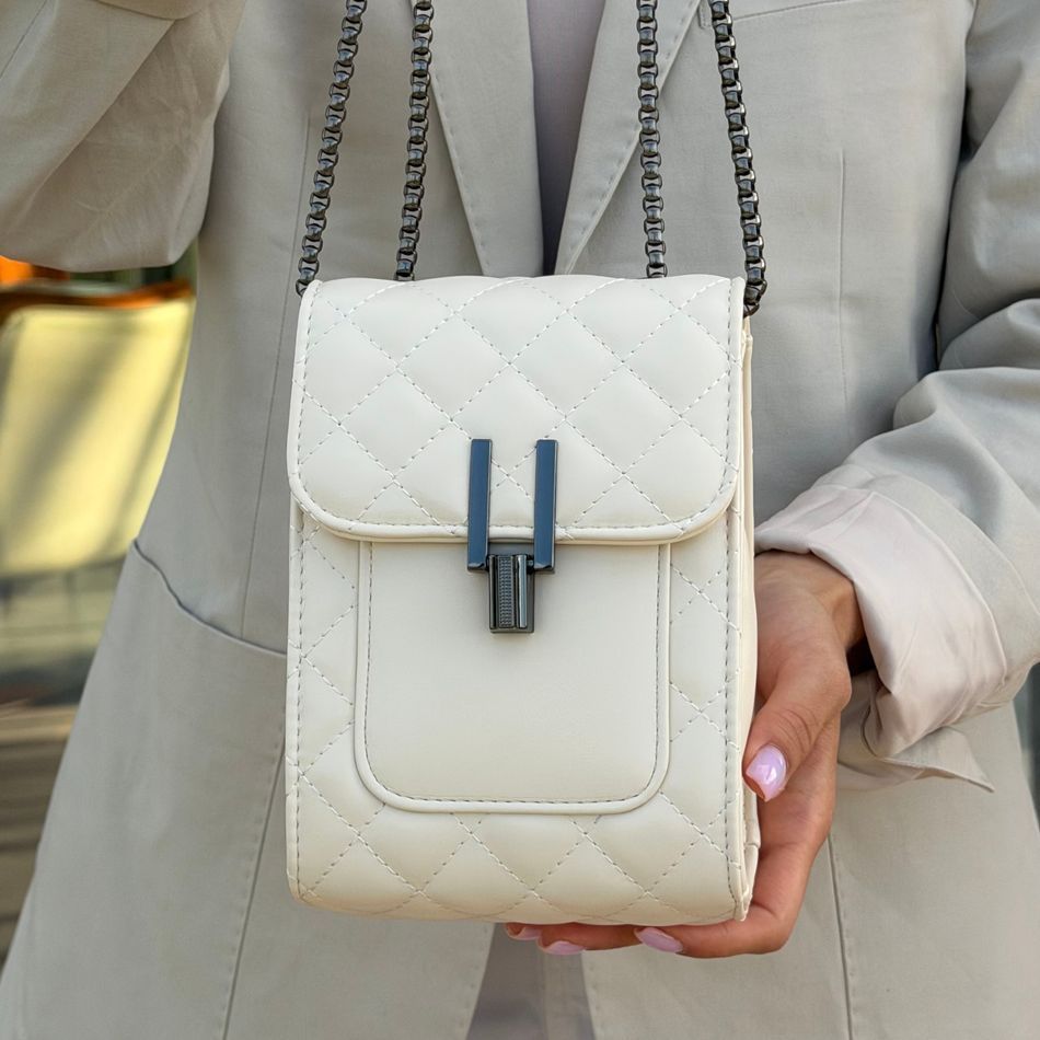 Крос-боді сумка жіноча, Tavon Біла 110077-white фото