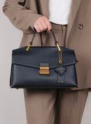 Женская кожаная сумка в лаконичном стиле, черная, Velora Minimal 110211-black фото 17