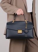 Женская кожаная сумка в лаконичном стиле, черная, Velora Minimal 110211-black фото 16