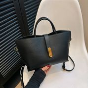 Сумка шкіряна жіноча крос боді, Starplink, чорна 110157-black фото 5
