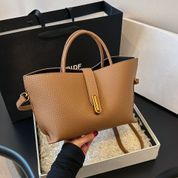Сумка кожаная женская кросс боди, Starplink, оранжевая 110157-orange фото 5