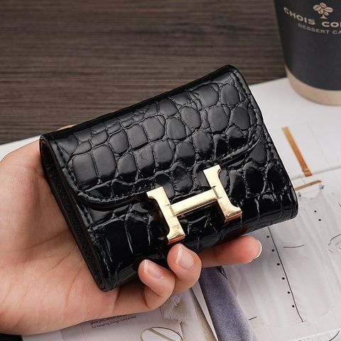 Жіночий ексклюзивний гаманець, Failsy, чорний 110195-black фото