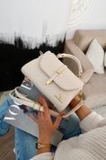 Сумка шкіряна жіноча крос-боді, Lorin Біла 110109-white фото 2