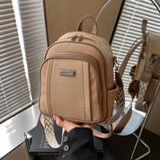 Женский рюкзак из фактурной ткани, Forex, бежевый 110182-beige фото 3