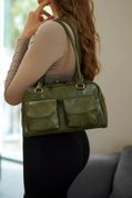 Крос-боді сумка жіноча, Clore Зелена 110125-green фото 3