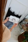 Сумка жіноча крос-боді з трендовою фурнітурою та ланцюжком, Lori, Біла 110083-white фото 4