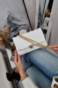 Удобная и стильная кросс-боди сумка женская, Serlisse, Белая 110055-white фото 1