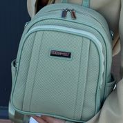 Женский рюкзак из фактурной ткани, Forex, зеленый 110182-green фото 5