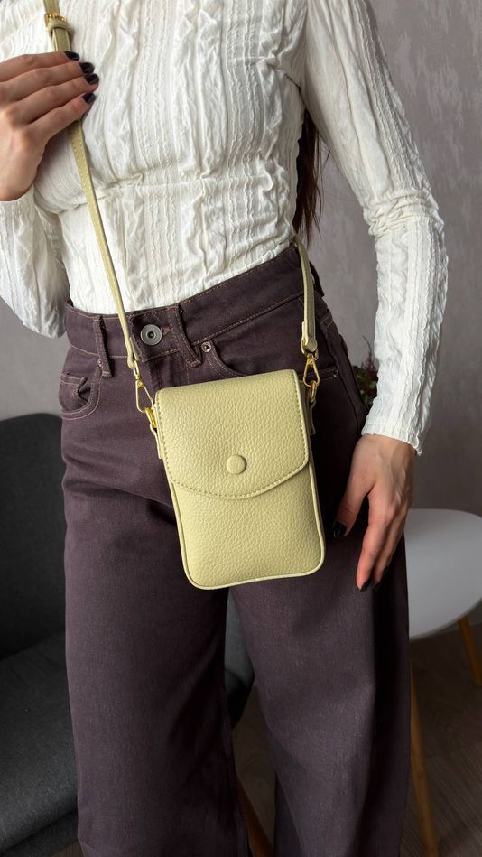Женская сумка кроссбоди, Smallers, зеленая 110169-green фото