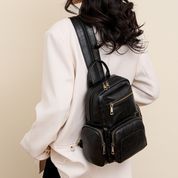 Женский рюкзак, сочетающий стиль, Falimo, черный 110201-black фото 2