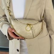Сумка женская бананка, Geneva, Бежева 110016-beige фото 7