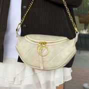 Сумка женская бананка, Geneva, Бежева 110016-beige фото 15