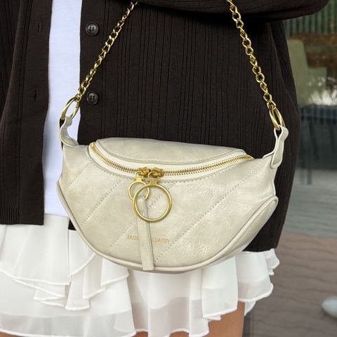 Сумка женская бананка, Geneva, Бежева 110016-beige фото